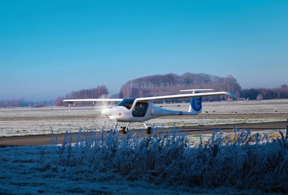 Elektrisch vliegtuig van E-Flight Academy